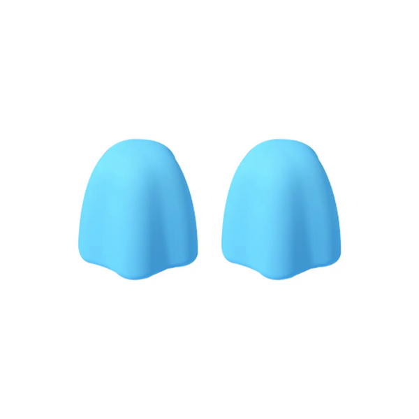 Silicone Toothpaste Cover Self Closing Dispensers - 2 Pack - 2 X Blue