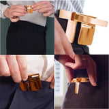 CABS - Buckle- No Belt Required - Gold