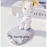CABS - Bear Resin Sculpture Phone Holder