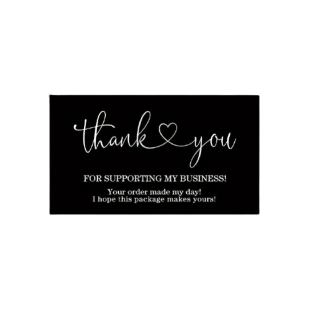 Thank You For Supporting My Business Cards - 30PCs