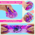 Swirl Stress Ice Cube Squishy Toy,Slow Rising Fidget Toy for Anxiety Relief