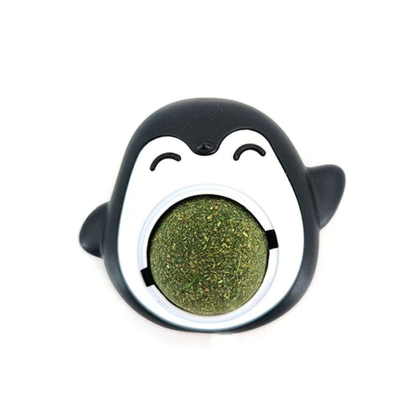 CABS- Catnip ball- Penguin - Black