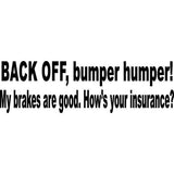 CABS -Back Off - Bumper sticker