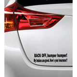 CABS -Back Off - Bumper sticker