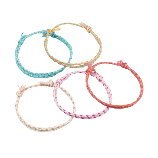 Random Color Block Bracelet (5 Pieces)