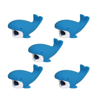 Phone Cable Protector- Identifier - Whaleblue - 5 Pack