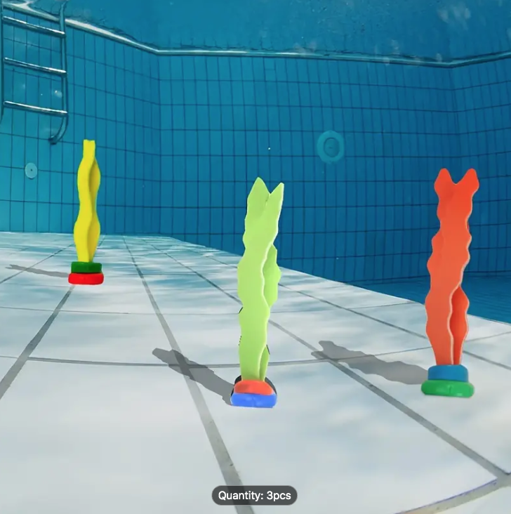 3 Piece Diving Pool Toy