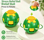 Suitable for Kids Adults, Push Spin Fidget Stress Relief Ball Toy