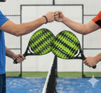 Carbon Fiber Padel Racket - Green