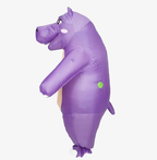 Giant Inflatable Purple Hippo Dress Up