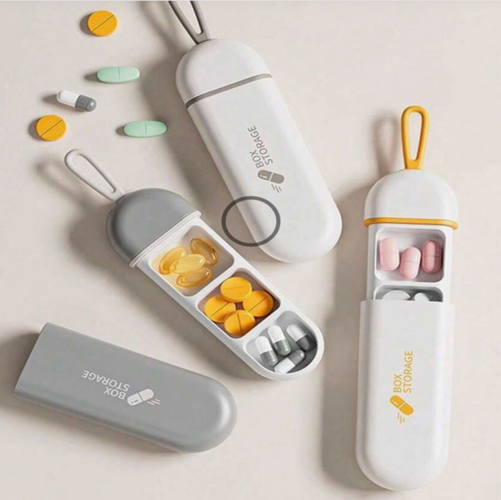 PocketPill Portable Organizer - White,
