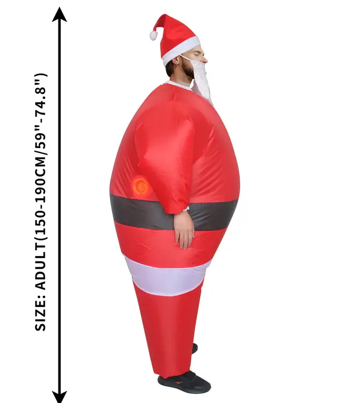 Inflatable Santa - Adult or Child - 150 cm