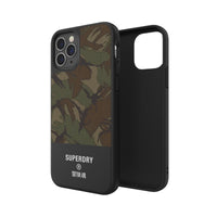 Superdry Apple iPhone 12/12 Pro Canvas Case-Camo Green