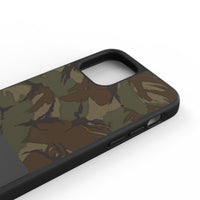 Superdry Apple iPhone 12/12 Pro Canvas Case-Camo Green