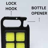 Camping Lantern Pocket Keychain Ultra Bright Light with Bottle Opener