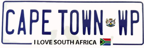 Cape Town WP Number Plate - I Love Cape Town