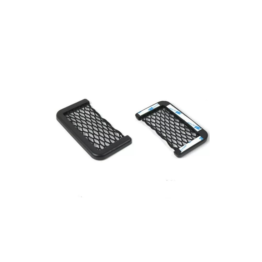 Single Car Net Bag Phone Holder Storage Pocket Organizer 150mm x 80mm