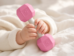 Baby Dumbbell Rattle - Mini Gym Toy for Little Lifters