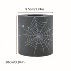 Happy Halloween Black Toilet Paper With Spider Webs