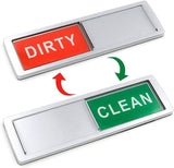 Dishwasher clean/dirty magnet indicator