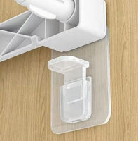 Transparent Adhesive Pegs Shelf Support Clip x 4