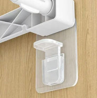 Transparent Adhesive Pegs Shelf Support Clip x 2