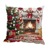 Cabs Christmas Pillow covers -Fireplace
