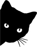 CABS- Cat Spying Peeking Vinyl Sticker