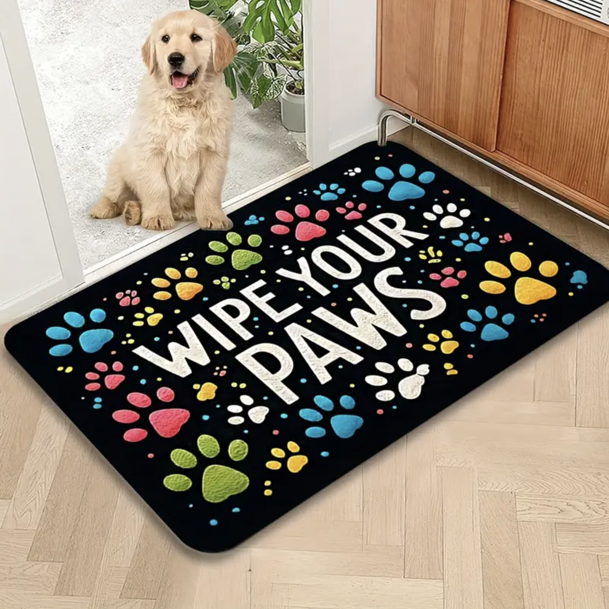 Door Mat - Wipe Your Paws