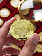 Santas Make a Wish Coin