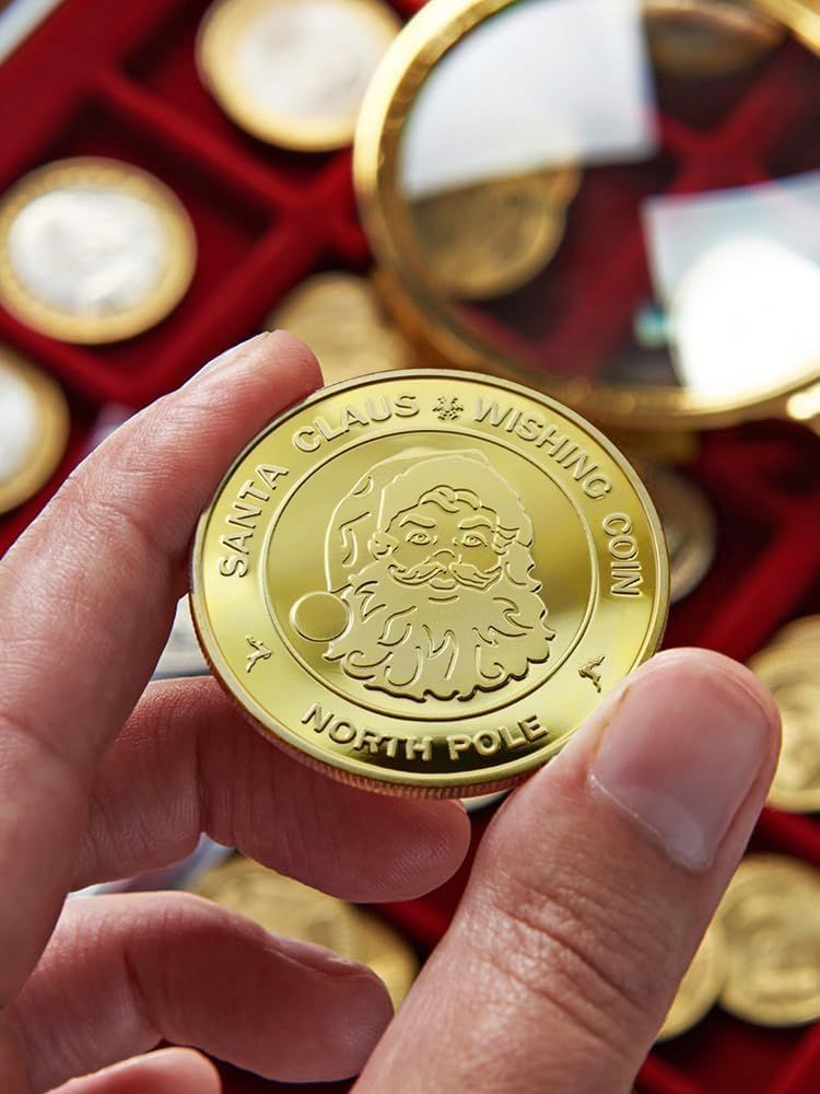 Santas Make a Wish Coin