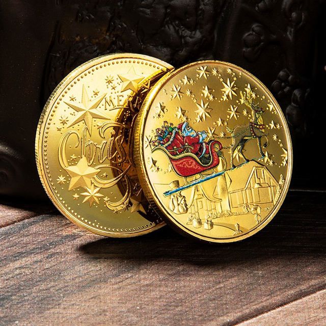 Santas Make a Wish Coin