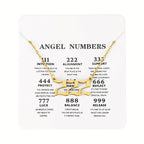Cabs - Angel Numbers Pendant Chain