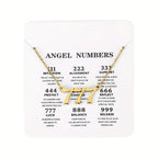 Cabs - Angel Numbers Pendant Chain
