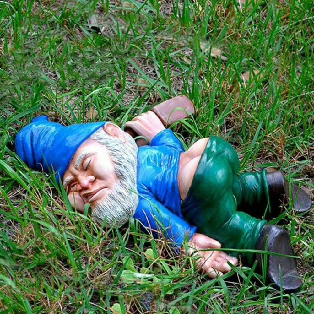 Garden Gnome Drunk