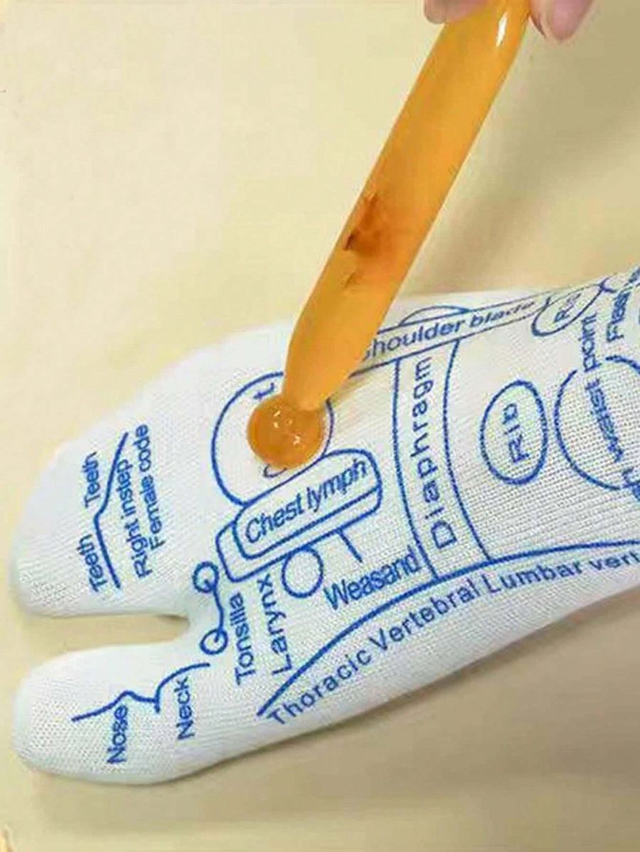 Pressure Point - Reflexology Map Socks - EU3