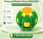 Suitable for Kids Adults, Push Spin Fidget Stress Relief Ball Toy