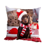 Cabs Christmas Pillow covers -Dog