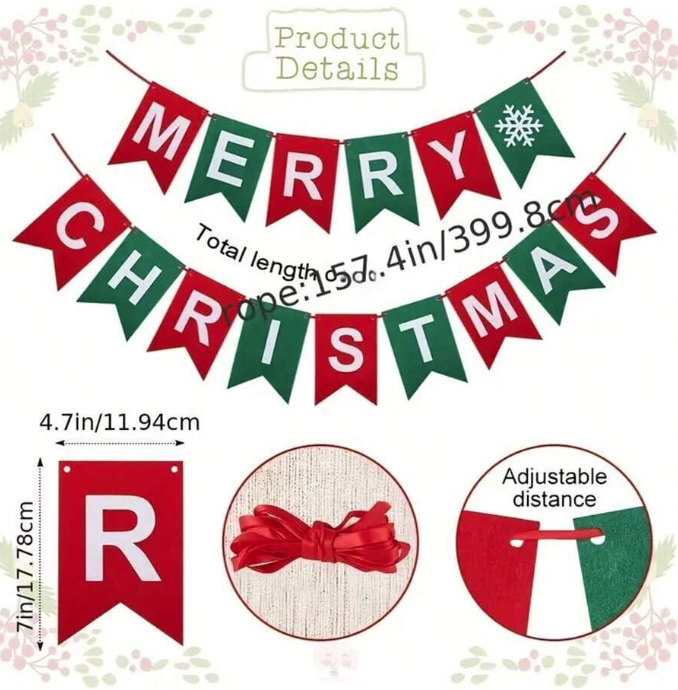 Merry Christmas Decoration Sign