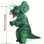 Giant Inflatable Triceratops Costume - Dark