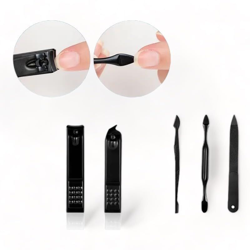Classic Black Manicure Set