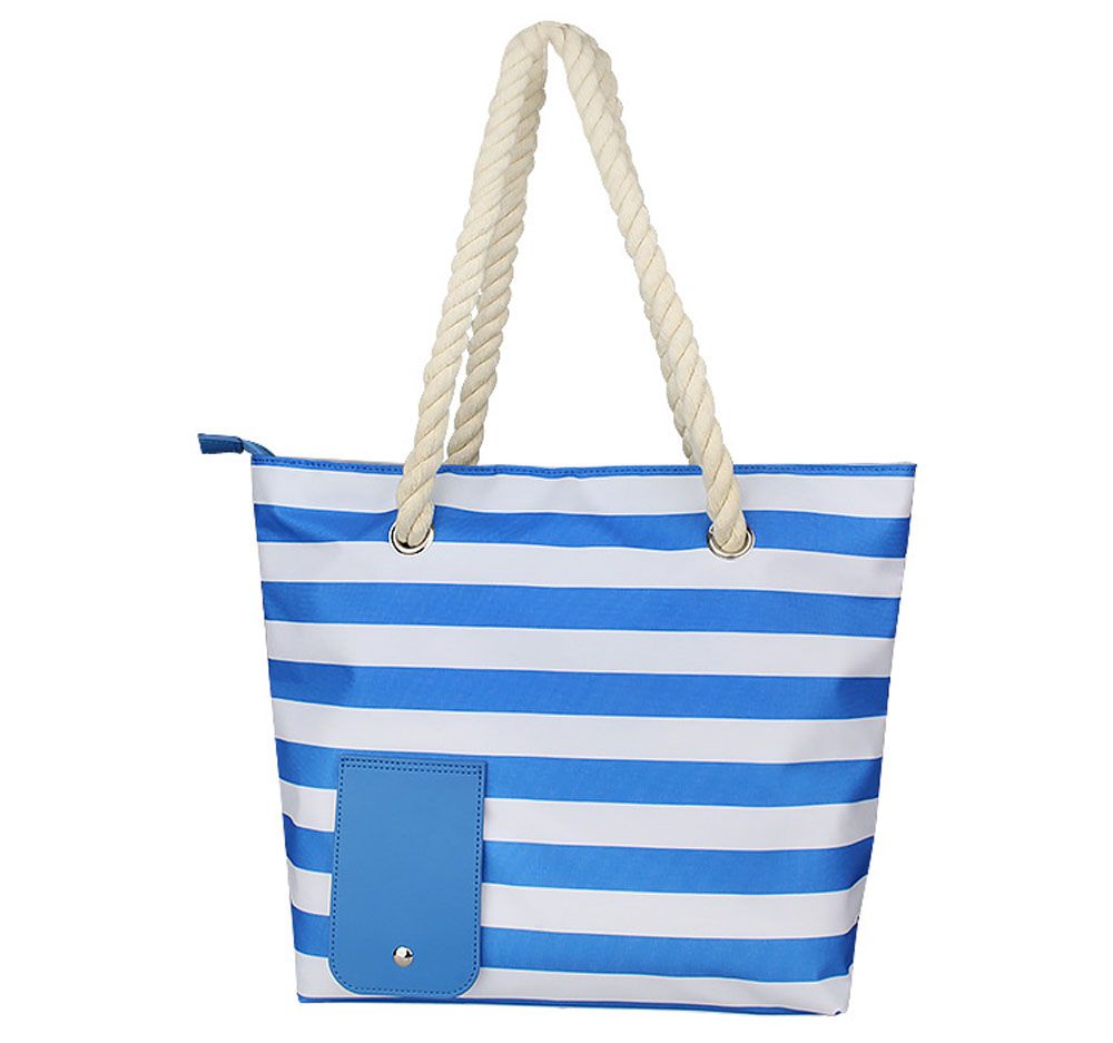 Summer Beach Wine Cooler Bag with Hidden Insulation