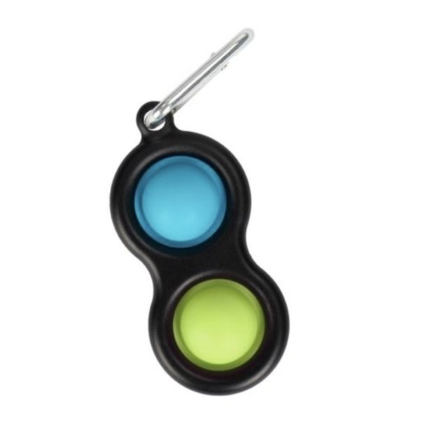 Fidget Sensory Toys Fidget Simple Dimple Black - green