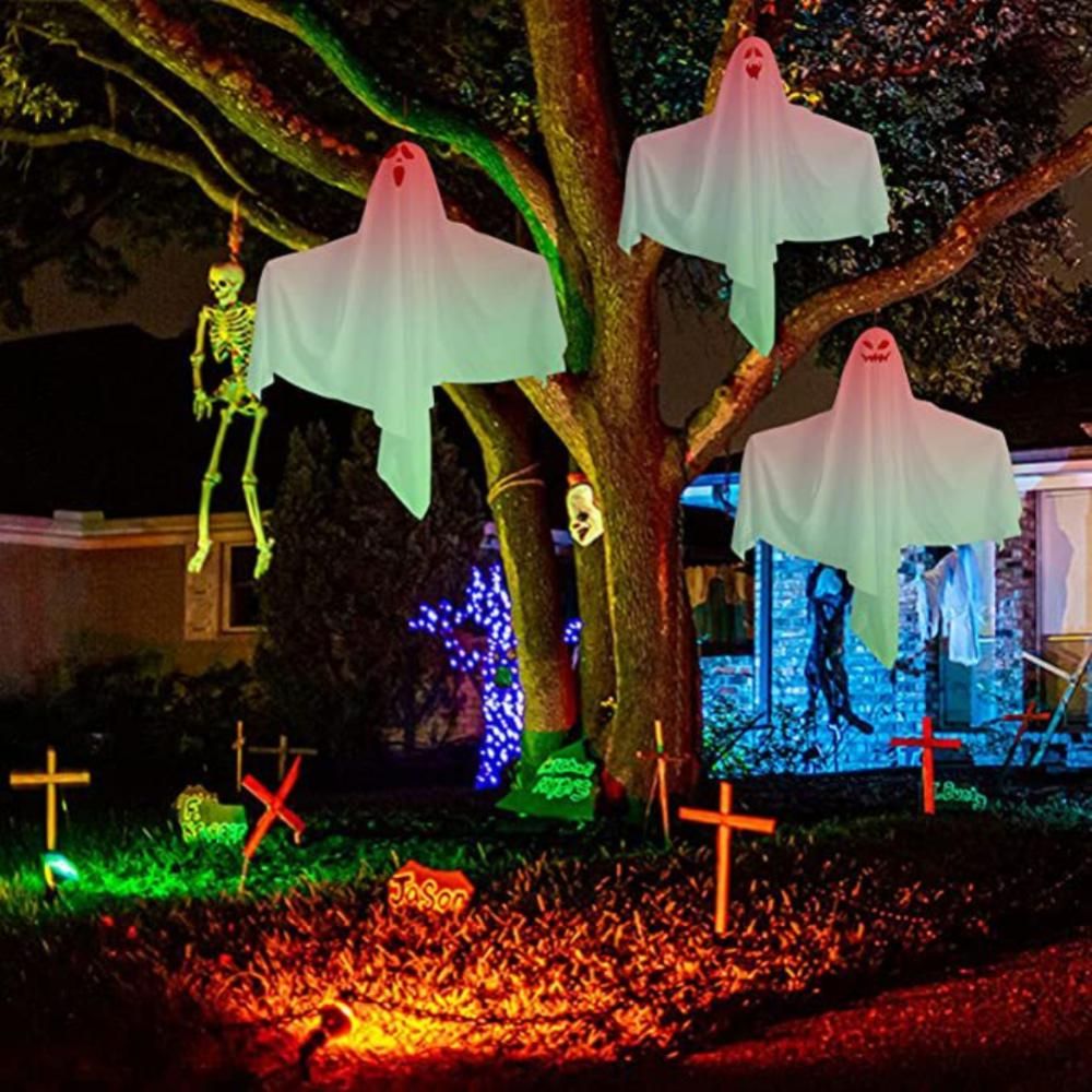 Spooky Halloween Hanging Ghost Light