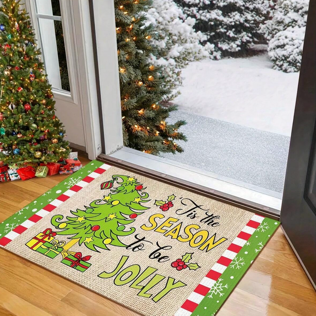 Christmas Mat - Tis The Season To Be Jolly