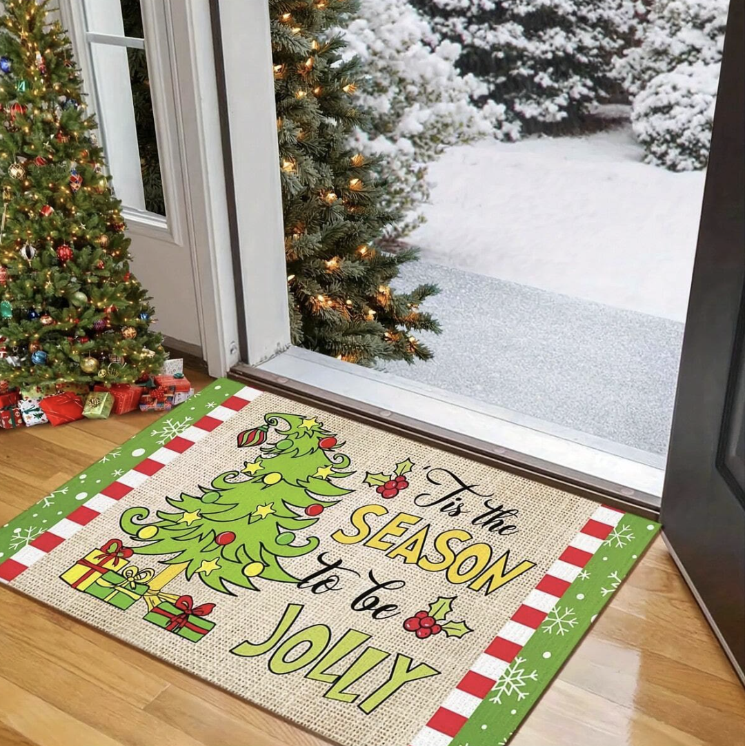 Christmas Mat - Tis The Season To Be Jolly