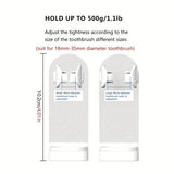 White Electric Toothbrush Holder