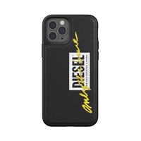 Diesel Apple iPhone 12/12 Pro Embroidery Case Signature-Black/Lime