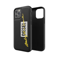 Diesel Apple iPhone 12/12 Pro Embroidery Case Signature-Black/Lime