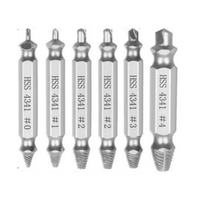 6Piece Stainless Steel Screw Extractor Set